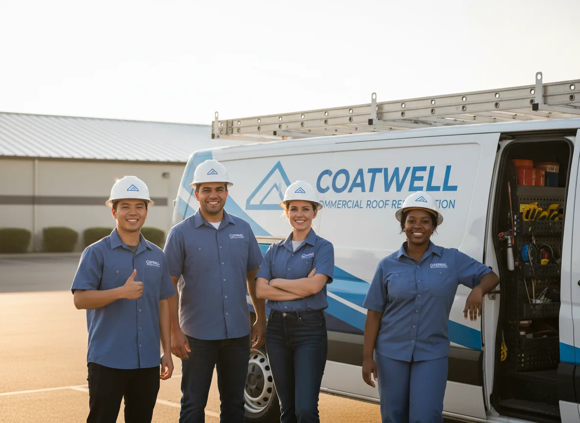 Commercial roof coating company in Emden, MO